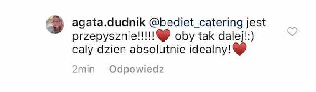 Opinia o diecie pudełkowej - Agata